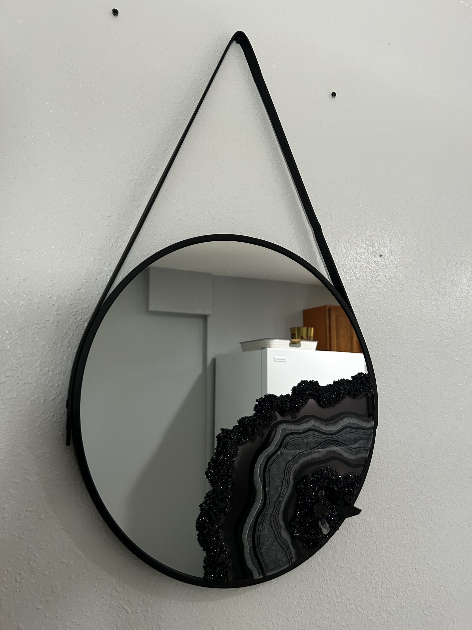 Black Geode Mirrors